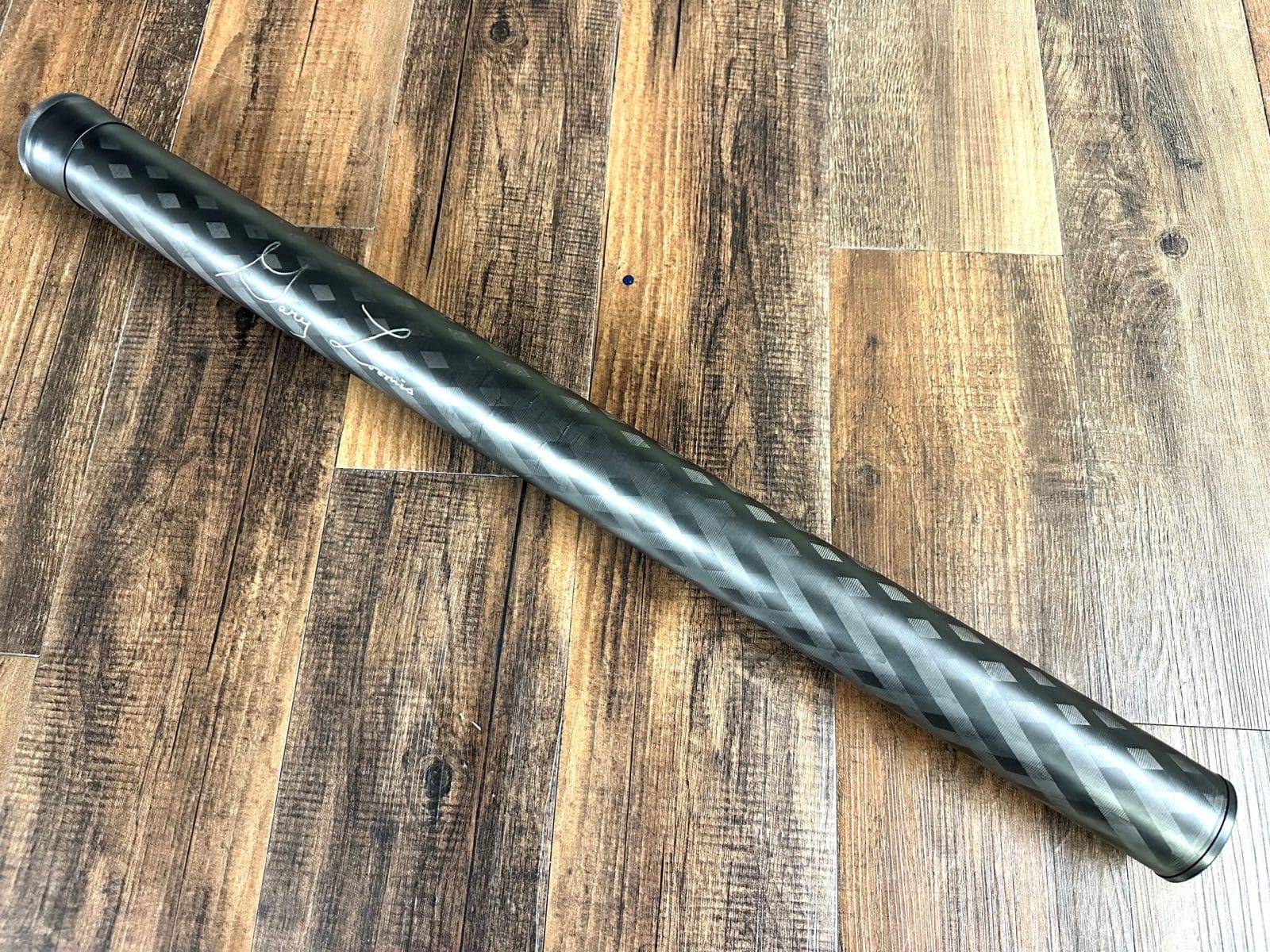Limited Edition Signed Black Widow Carbon Fly Rod Tube/Travel Case