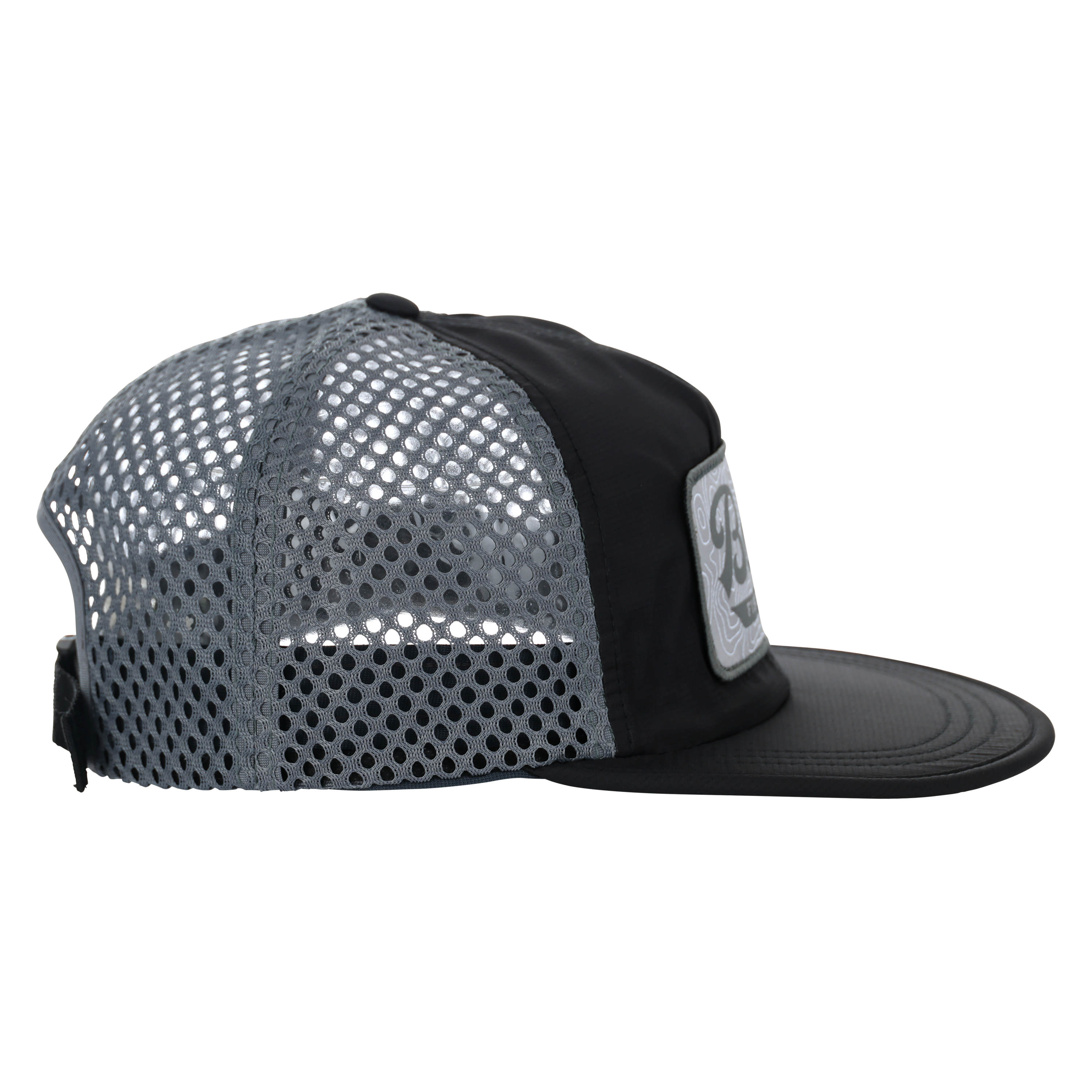 BATES DUAL GREY TOPO PATCH HAT