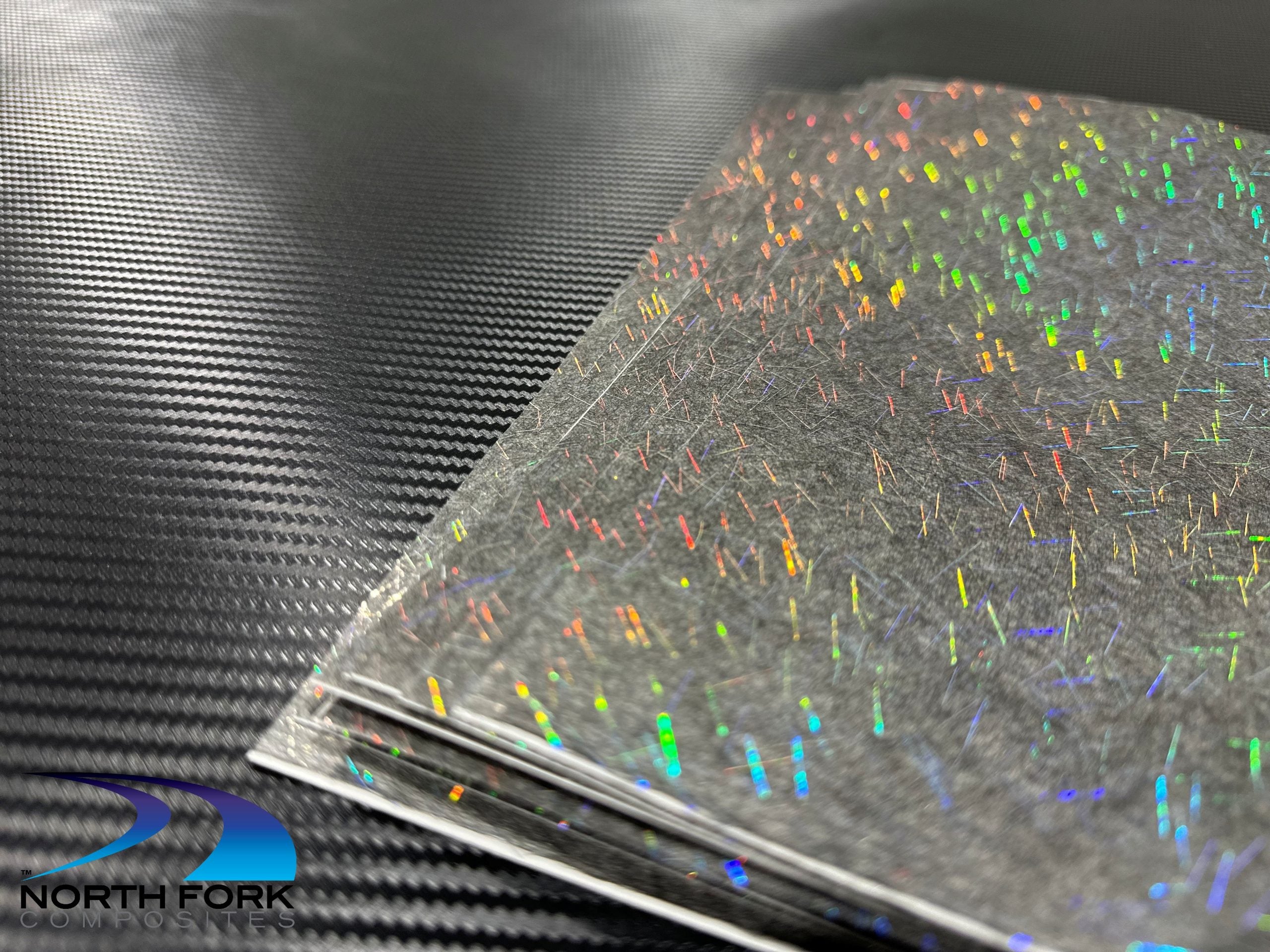 Holographic Air Carbon Guide Wrap Mesh