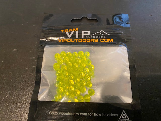 6mm Guide Green "Chartreuse" Beads (50 Pack)
