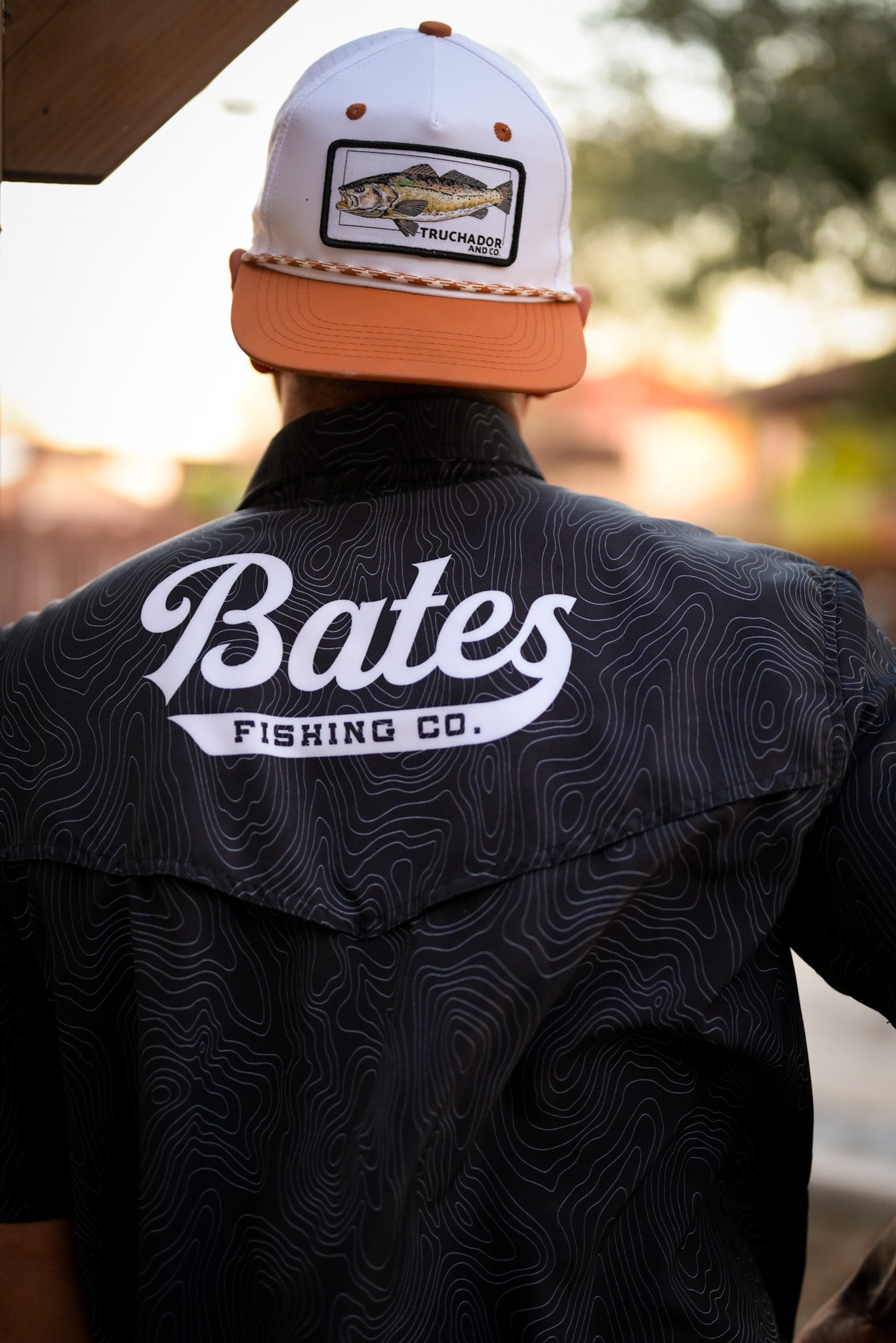 Bates Fishing X Truchador Lucky fishing shirt ( Black )