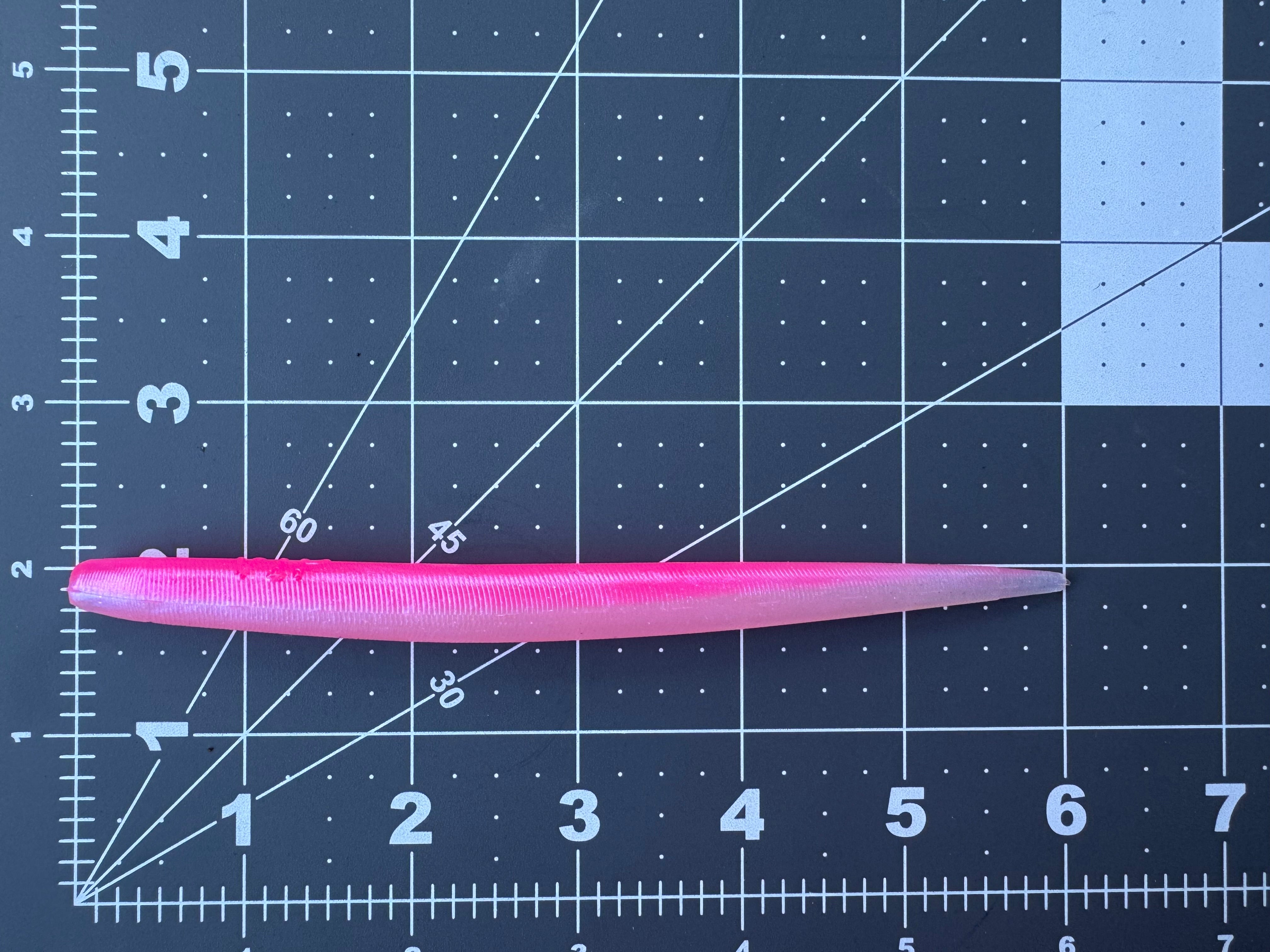 6" Pink/Pearl Eel (Single Bait)