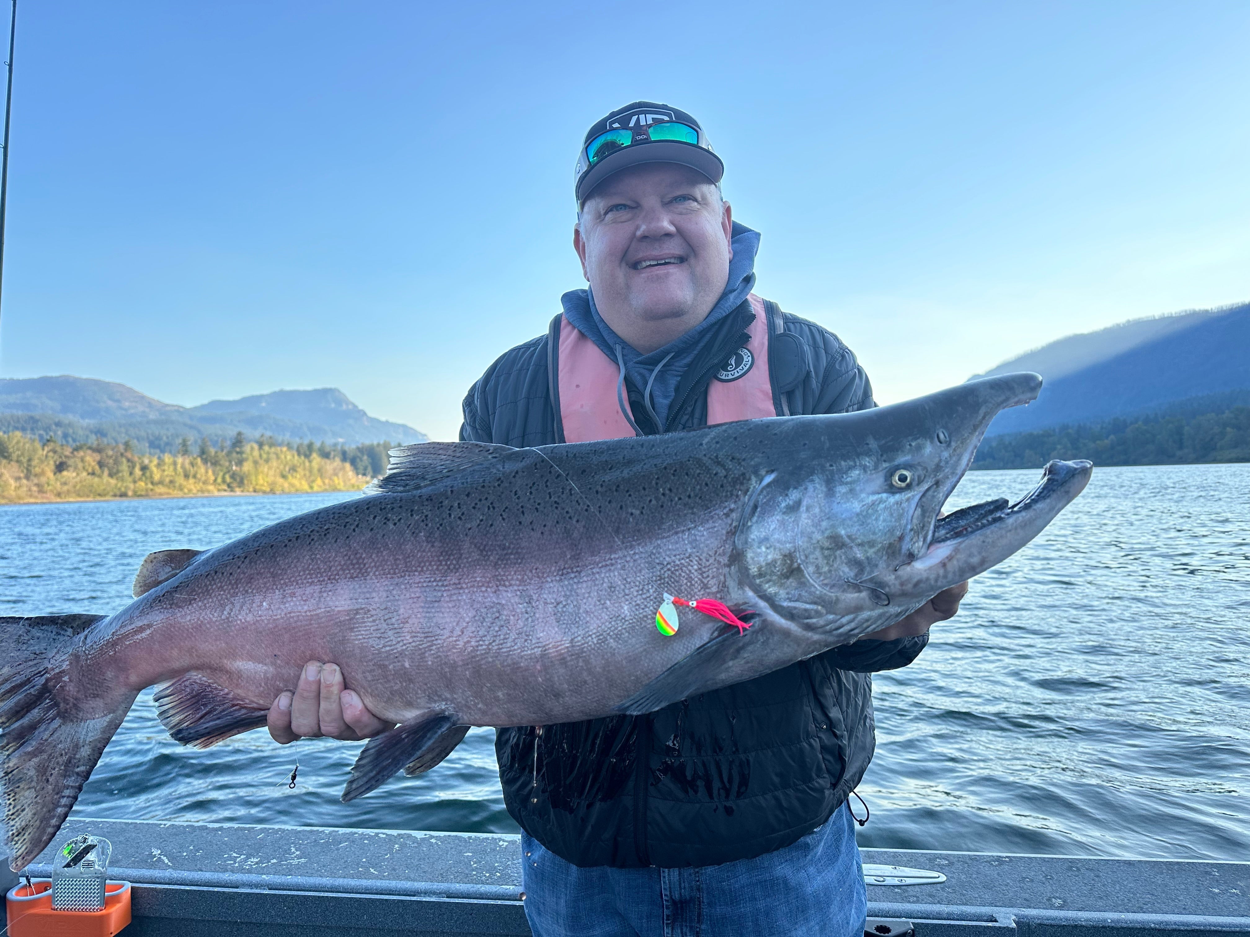 #3.5 Colorado "Double Glow Mex Hat" Spinner Blade (Single Blade)