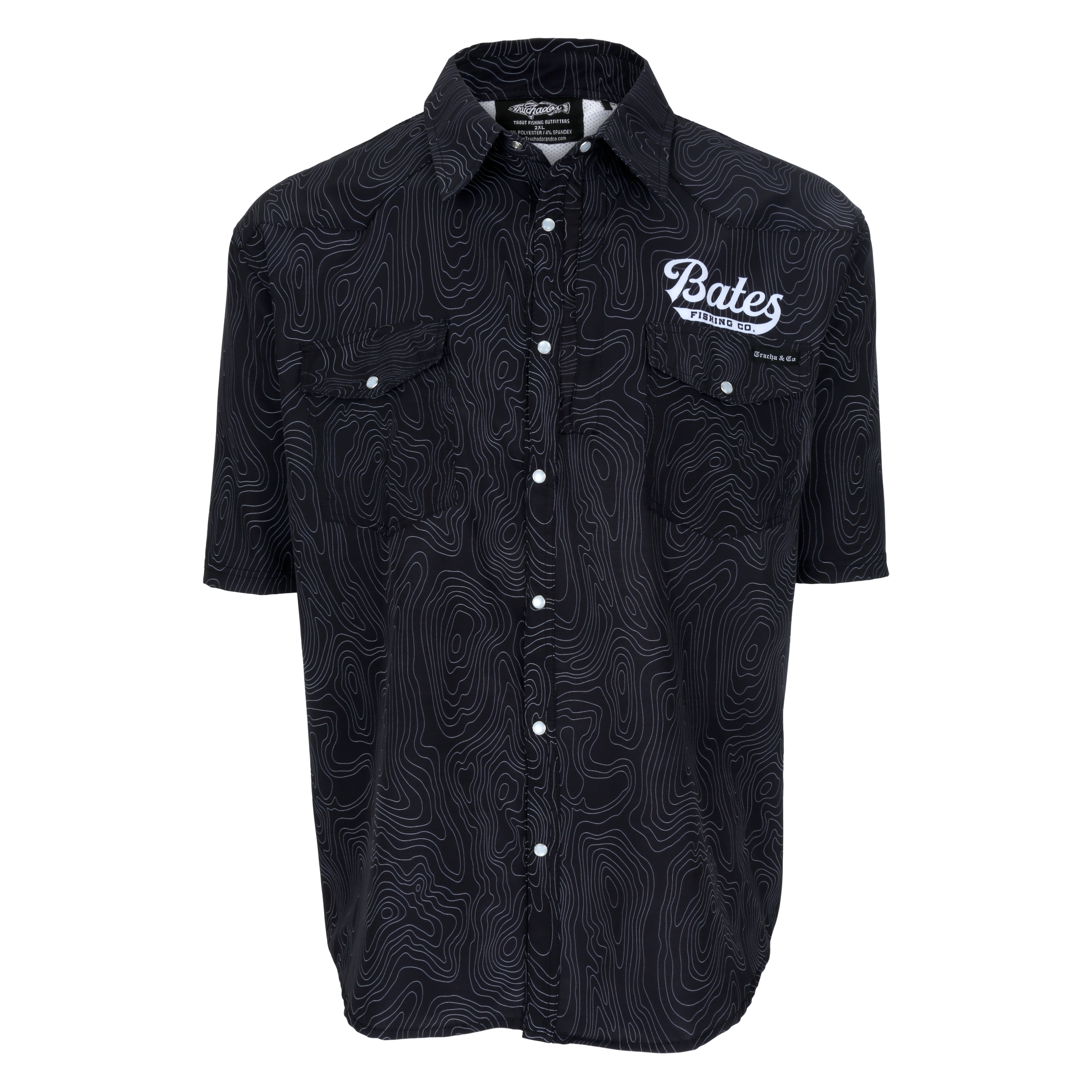 Bates Fishing X Truchador Lucky fishing shirt ( Black )