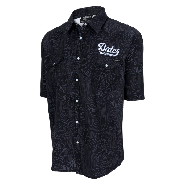 Bates Fishing X Truchador Lucky fishing shirt ( Black )