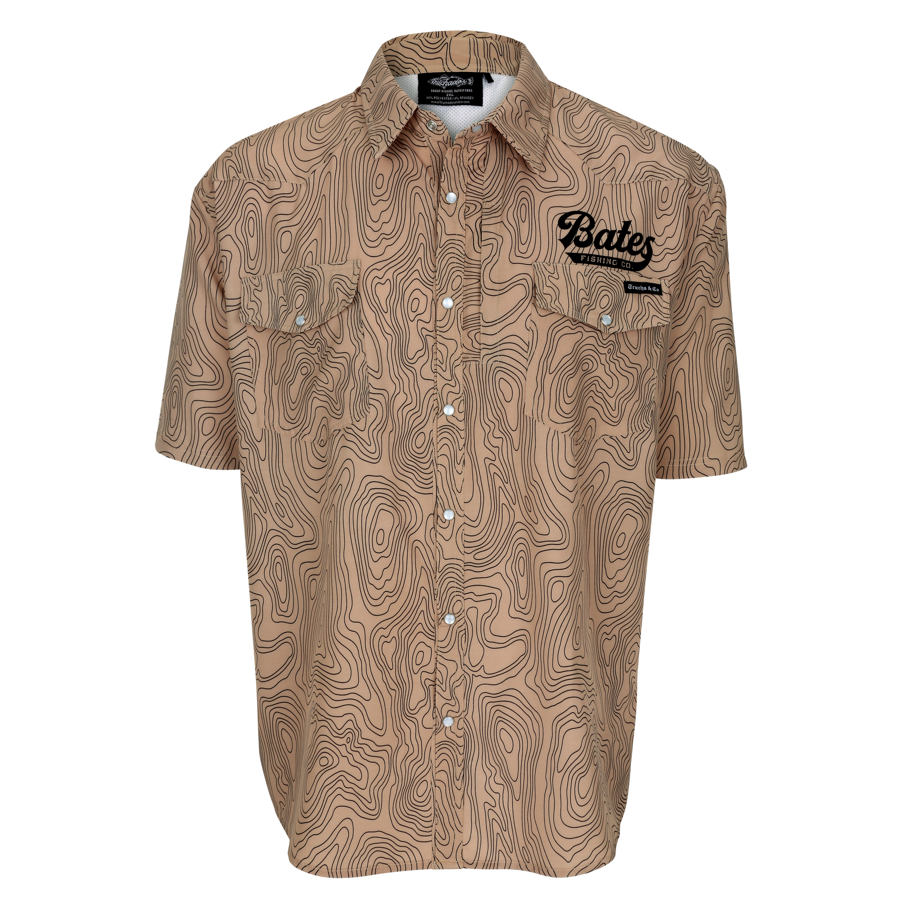 Bates Fishing X Truchador Lucky fishing shirt  ( Tan )