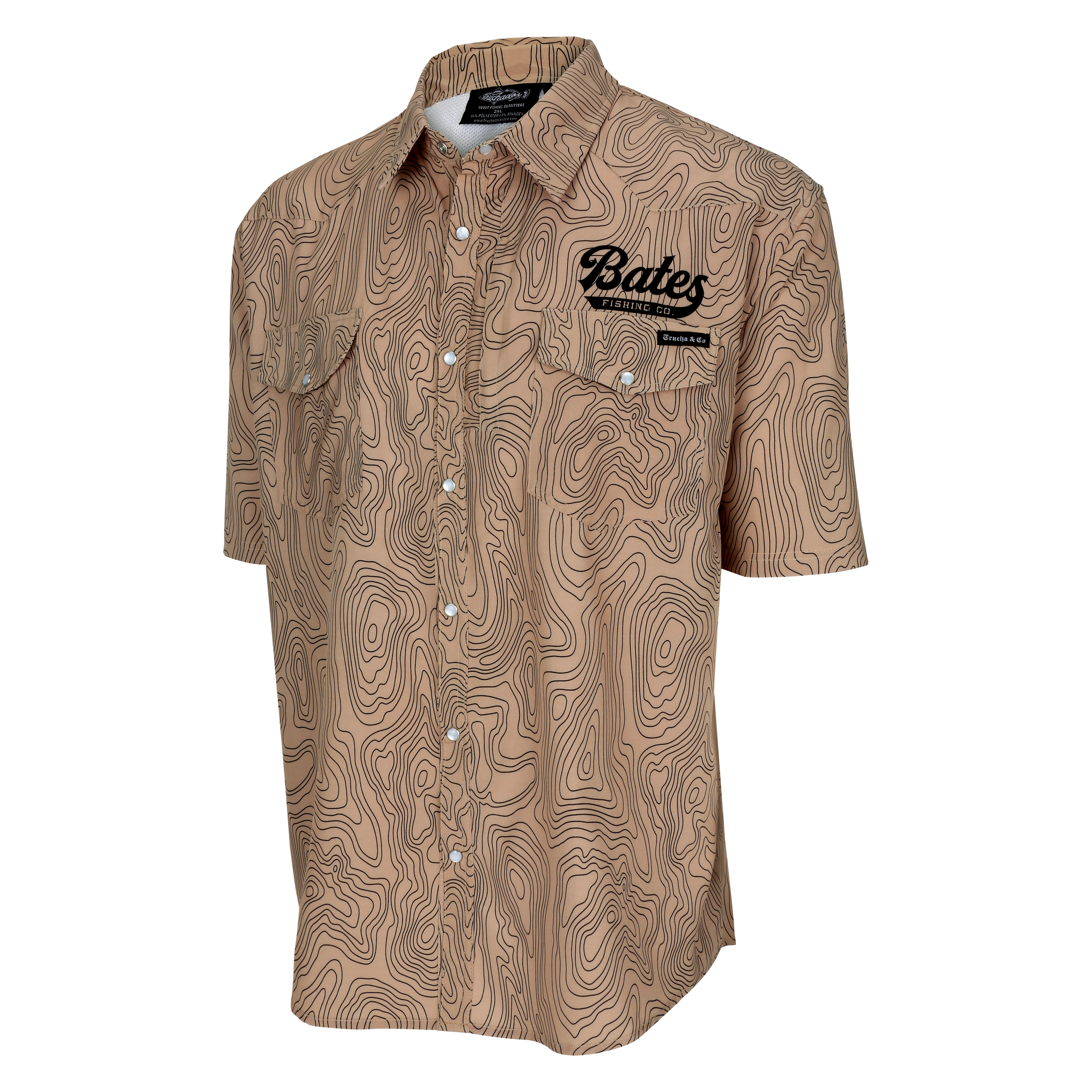 Bates Fishing X Truchador Lucky fishing shirt  ( Tan )