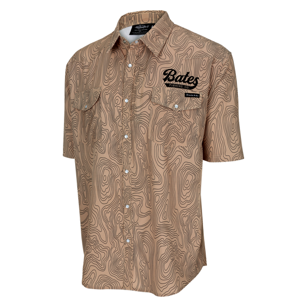 Bates Fishing X Truchador Lucky fishing shirt  ( Tan )