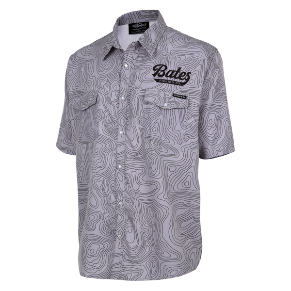 Bates Fishing X Truchador Lucky fishing shirt ( Gray)