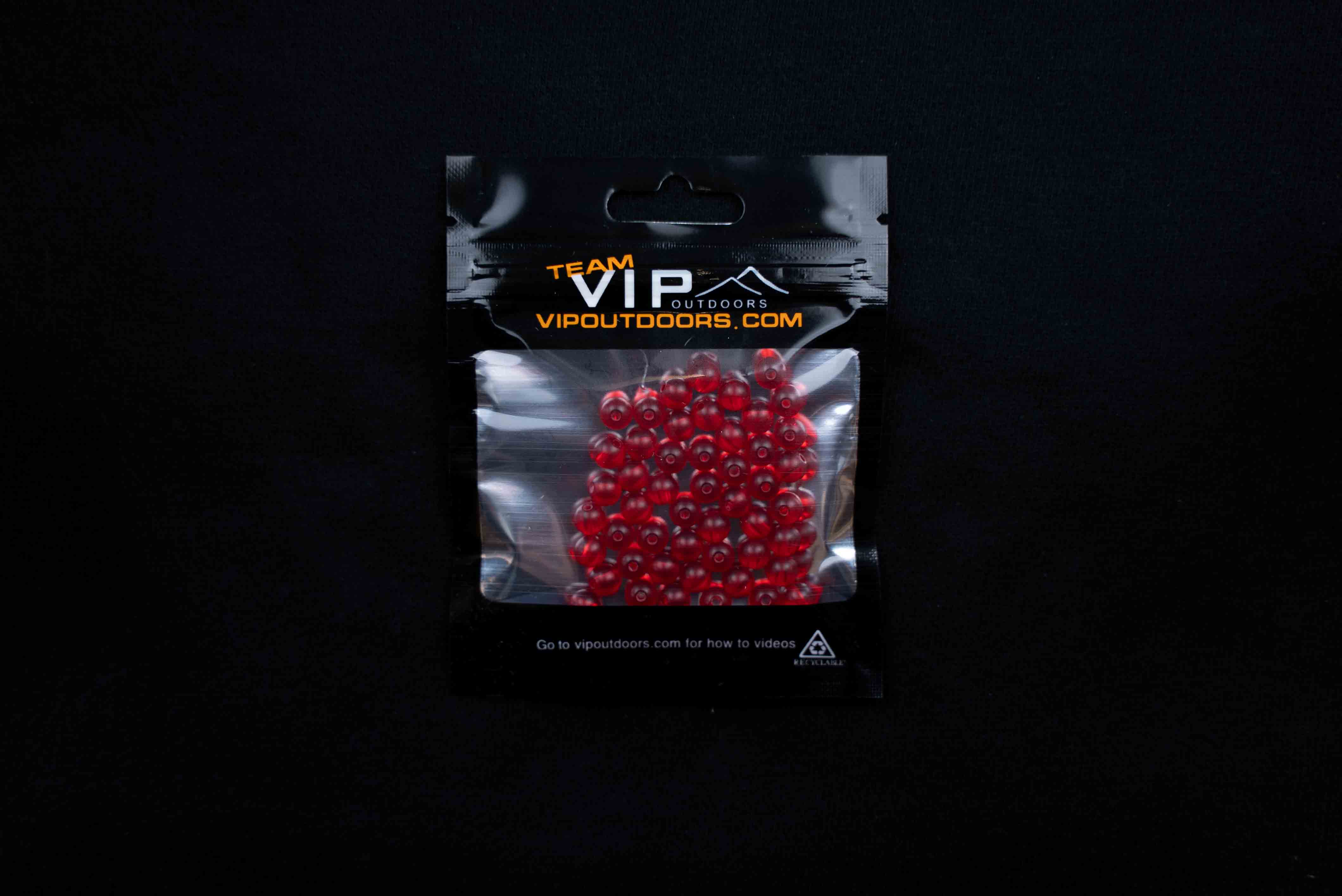 6mm "Ruby Red" Beads (50pack)