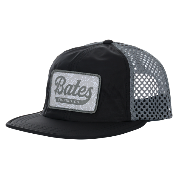 BATES DUAL GREY TOPO PATCH HAT