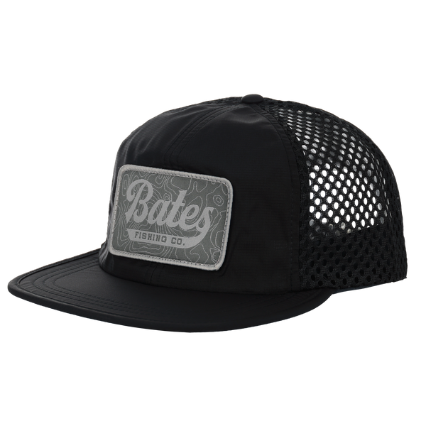 BATES GREY TOPO PATCH HAT