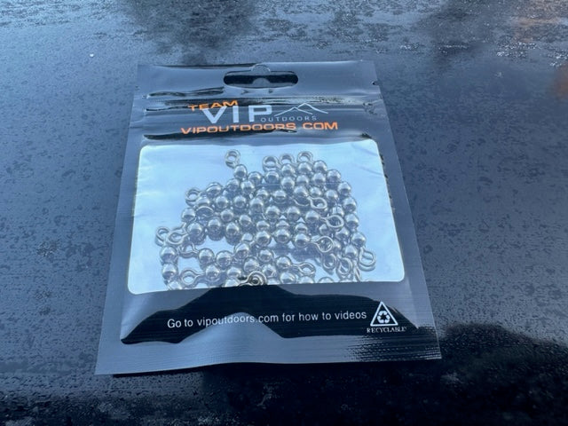12 Pack Stainless Steel 6 bead chain swivels (100# Rating)