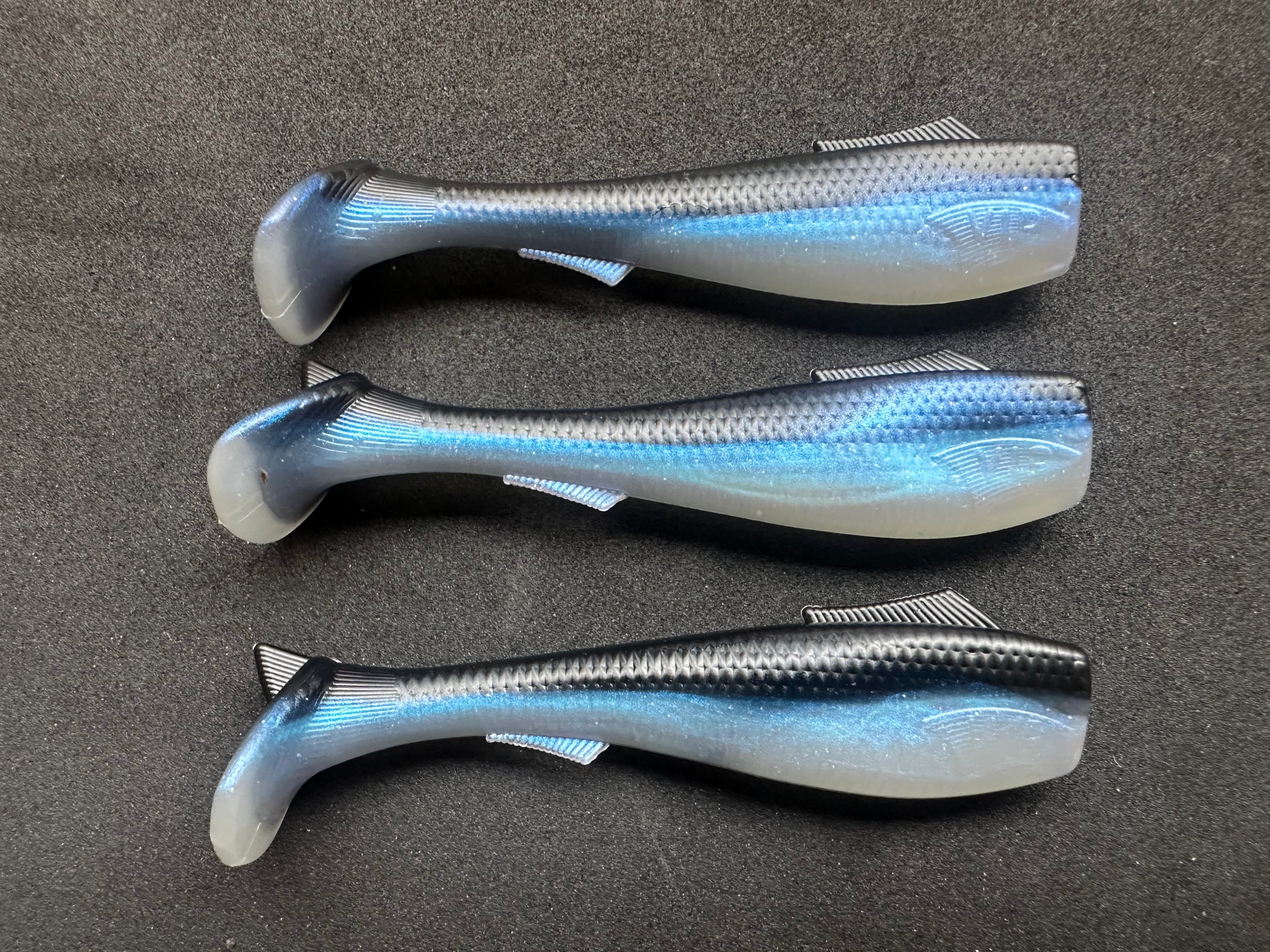 4.5” VIP  “Black Chovy” Swim Bait (Single Bait)
