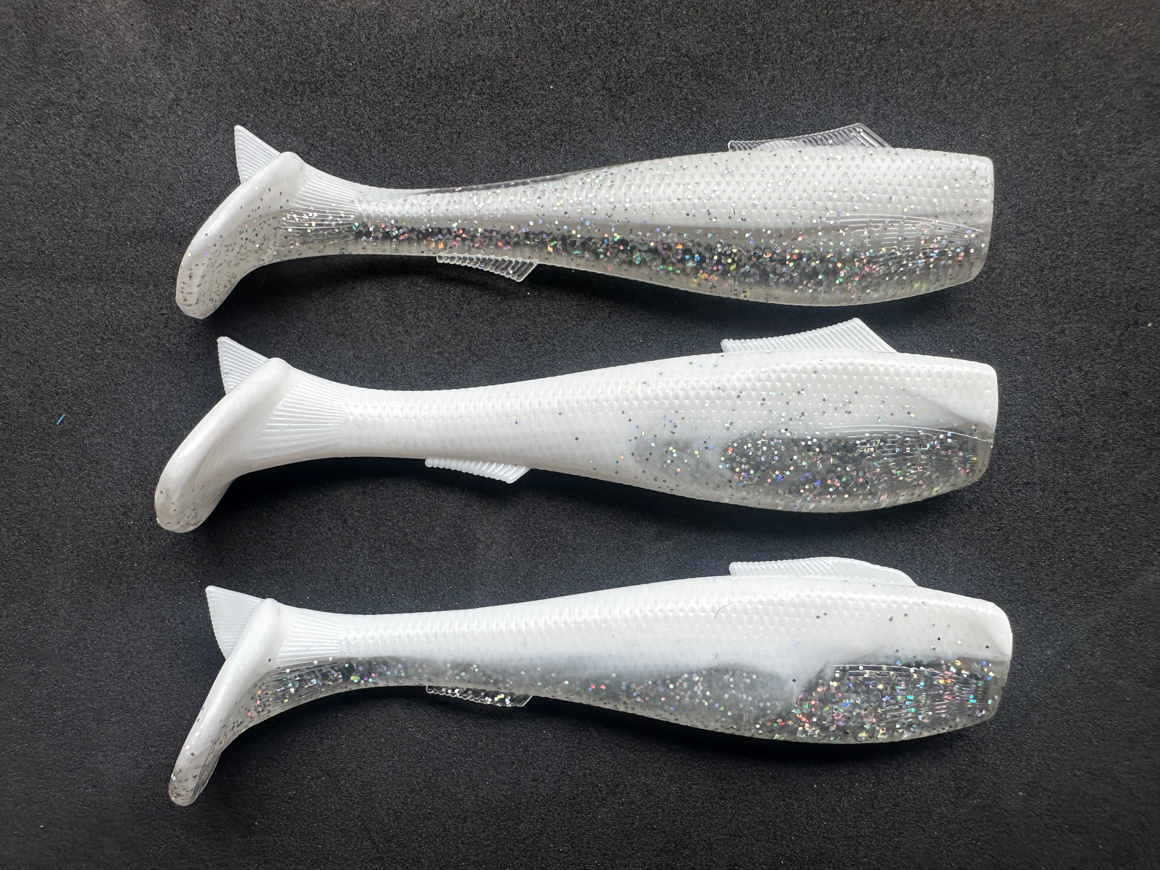 4.5” VIP “White n Silver” Swim Bait (Single Bait)