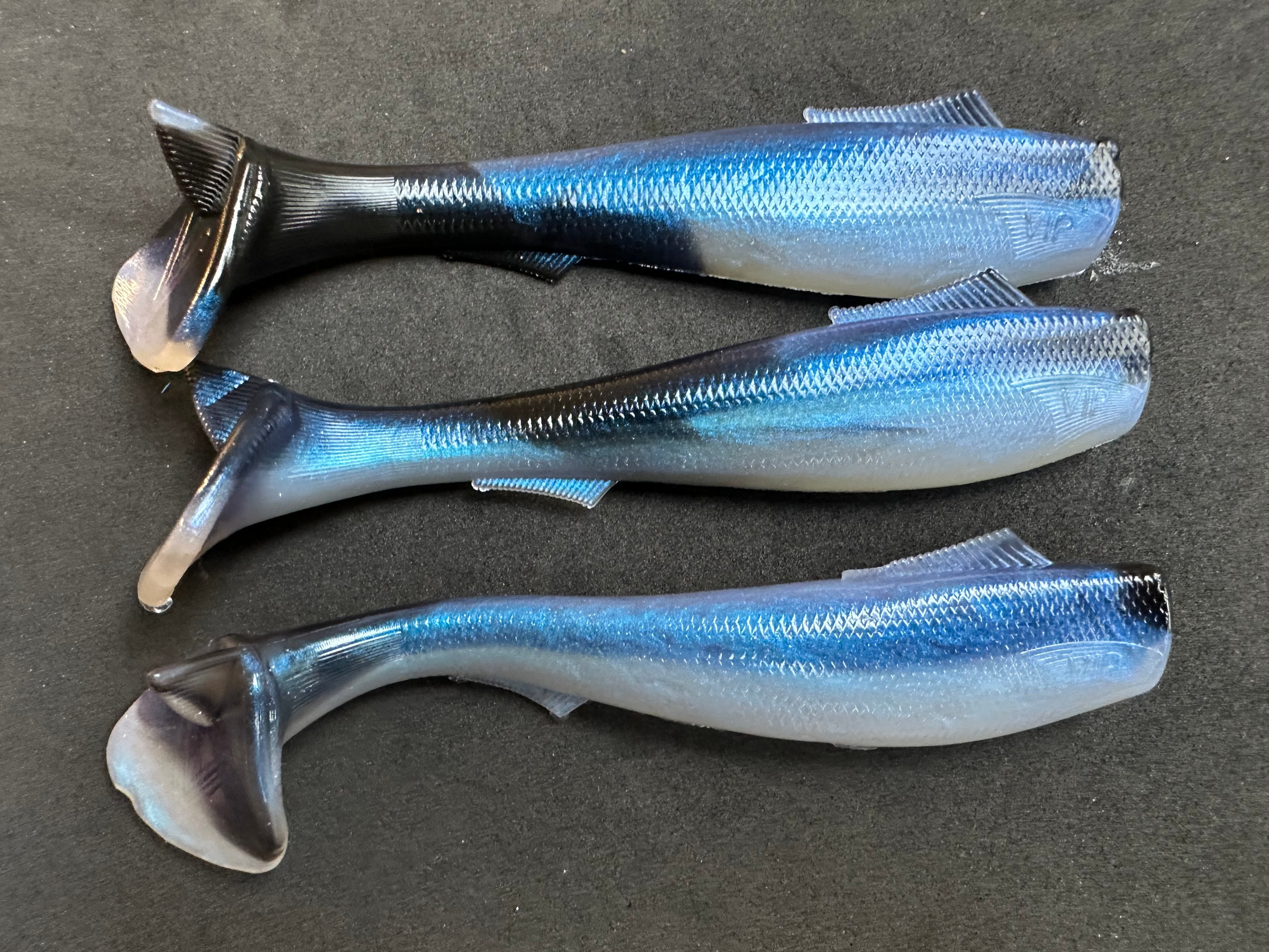 5.5” VIP " Black Chovy” Swim Bait (Single Bait)