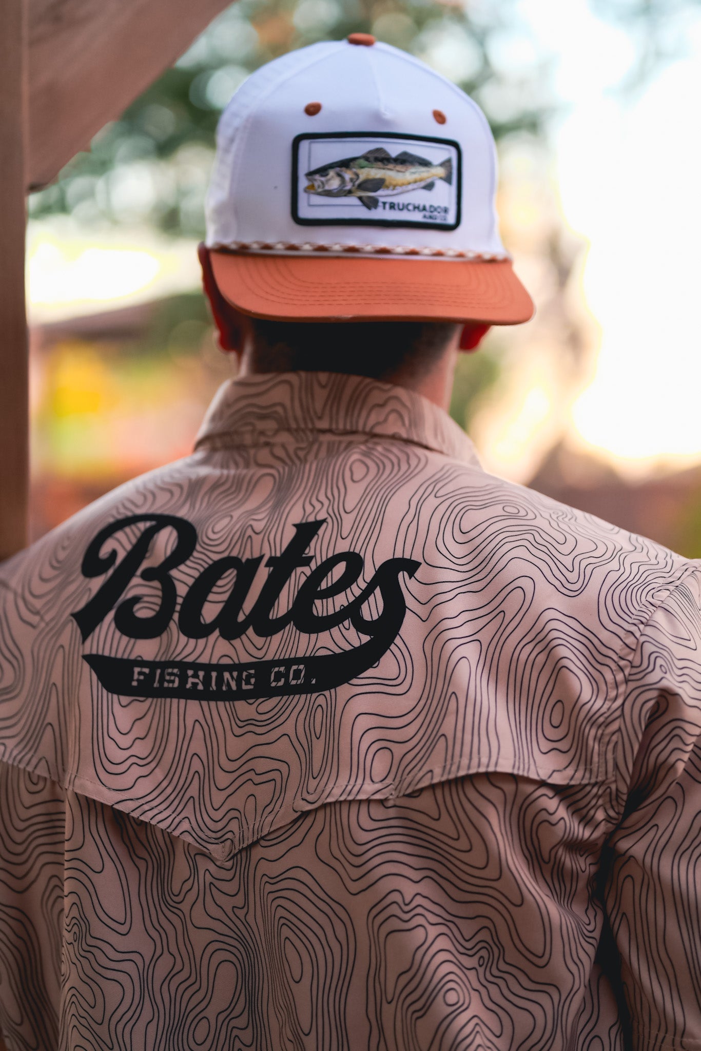 Bates Fishing X Truchador Lucky fishing shirt  ( Tan )