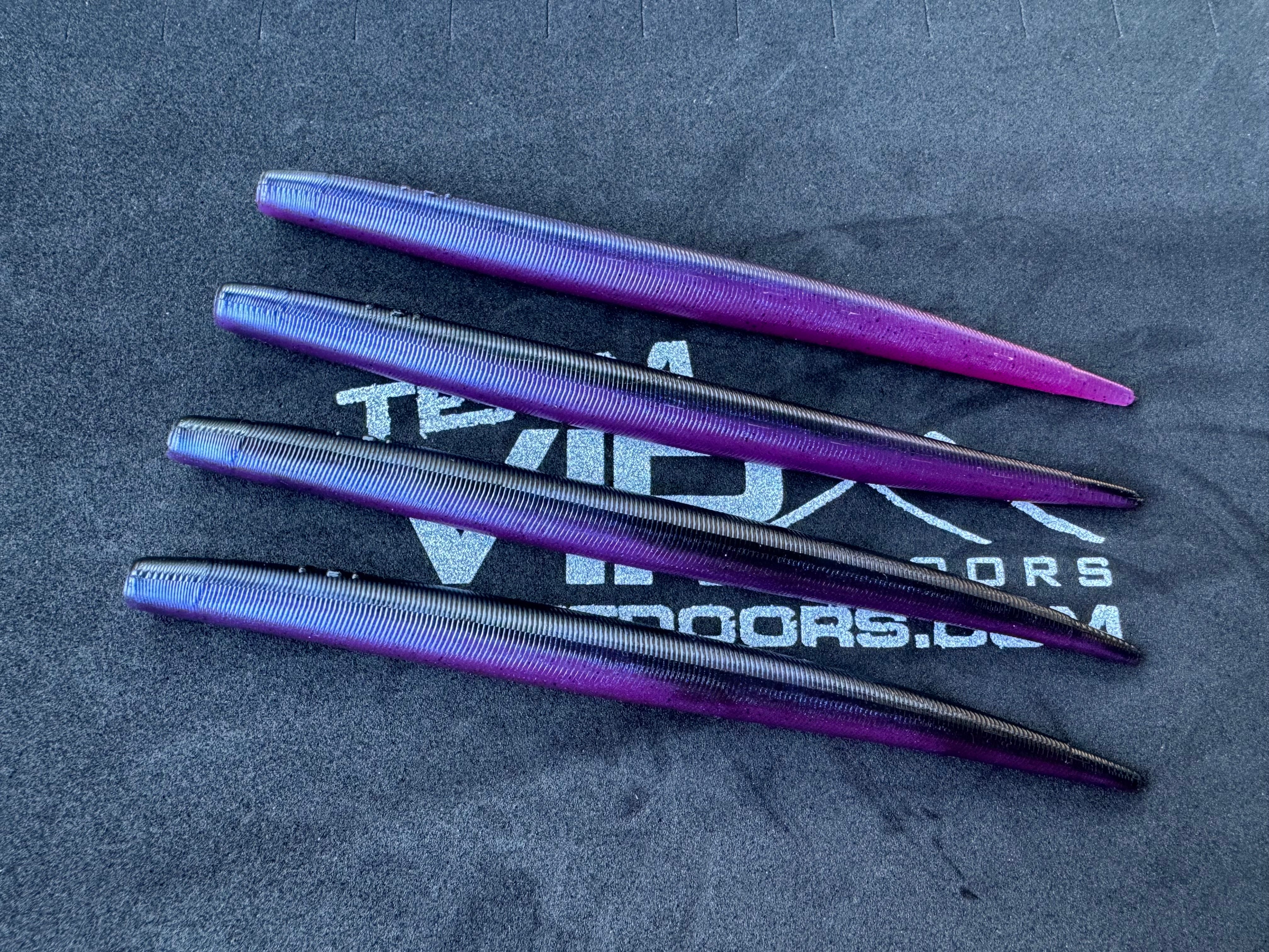 6"  Purple Reaper Eel  (Single Bait)