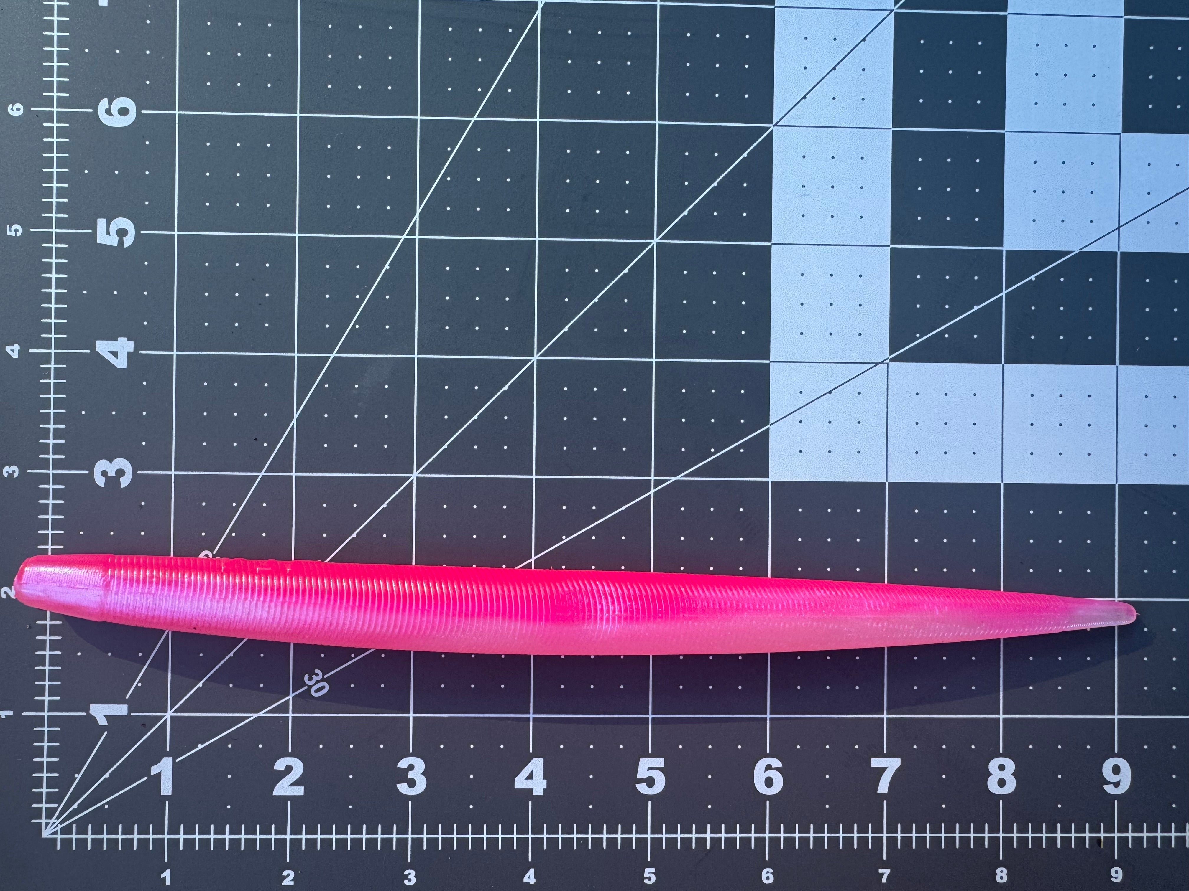 9", Pink/Pearl Eel - Single Bait