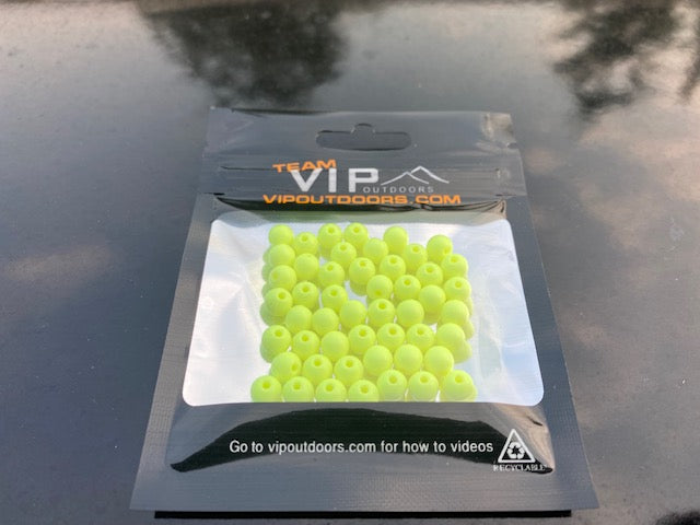6mm "Solid Chartreuse" Beads (50 pack)
