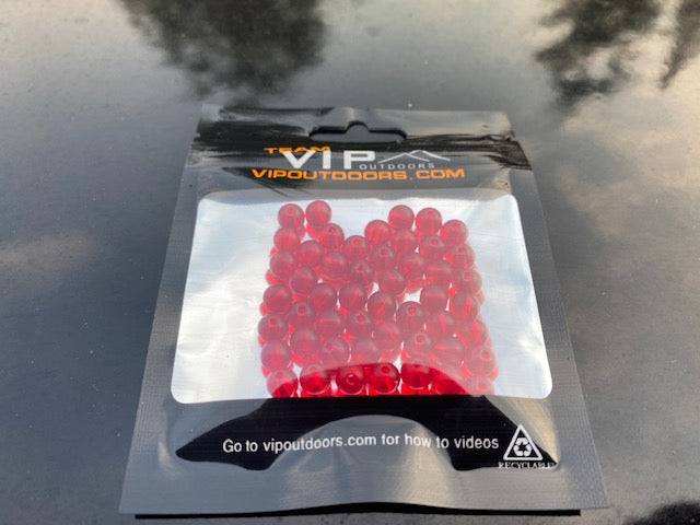 6mm "Ruby Red" Beads (50pack)