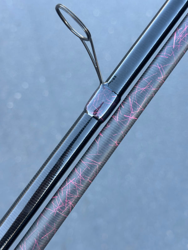 Metallic Red Holographic Air Carbon Guide Wrap Mesh